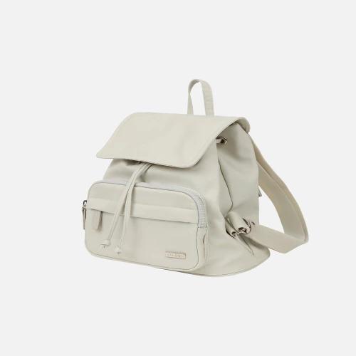 Kangol Day Retrocore Backpack front view glossy nylon mini backpack design