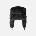 Front view of Kangol Hat Faux Fur Trapper showing plush faux fur crown