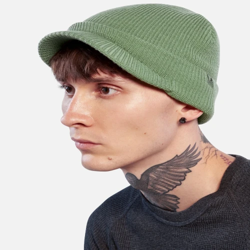 Kangol Hat Sliced Peak Beanie Side View