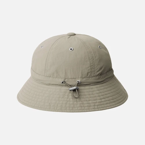 Back view of Kangol Hat Warm Grey Park Life Casual with adjustable strap