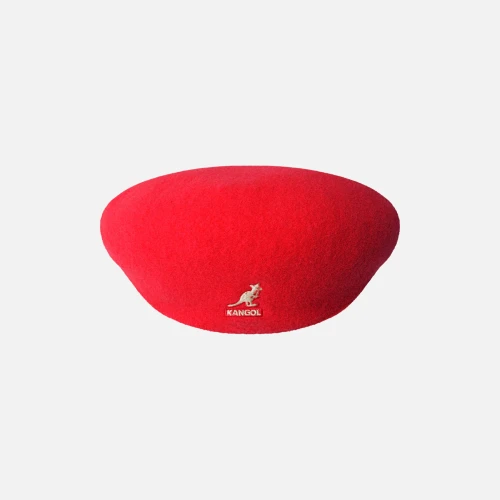 Kangol Hat Wool Red Flat Cap Back View
