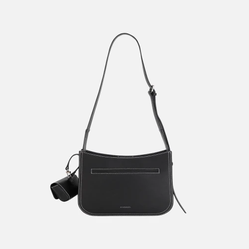 Kangol Luna Leather Cross Bag Black
