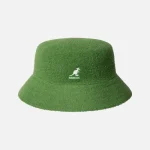 Front view of Kangol Retro Green Bermuda Bucket