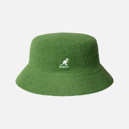 Front view of Kangol Retro Green Bermuda Bucket