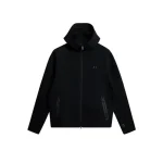 Front view of Kangol Thomas Tech Knit Hoodie with modern athletic design