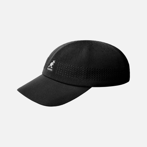 Front view of Kangol Tropic™ Ventair Black Spacecap