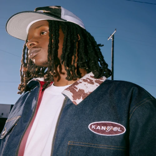 Kangol x NGO Work Dark Raw Denim Jacket Wear