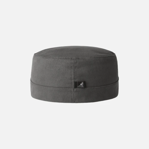 Kangol Cotton Grey Twill Army Cap Back